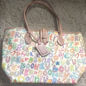 Dooney and Bourke print tote